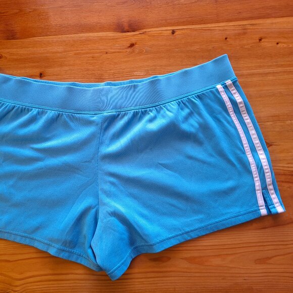 Athletic Works Light Blue and White Running Shorts - Picture 4 of 8